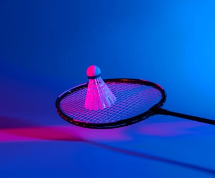 Badminton training session