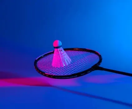 Badminton training session