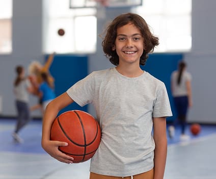 Basketball training for students