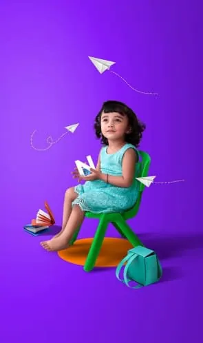 Student reading in the school library